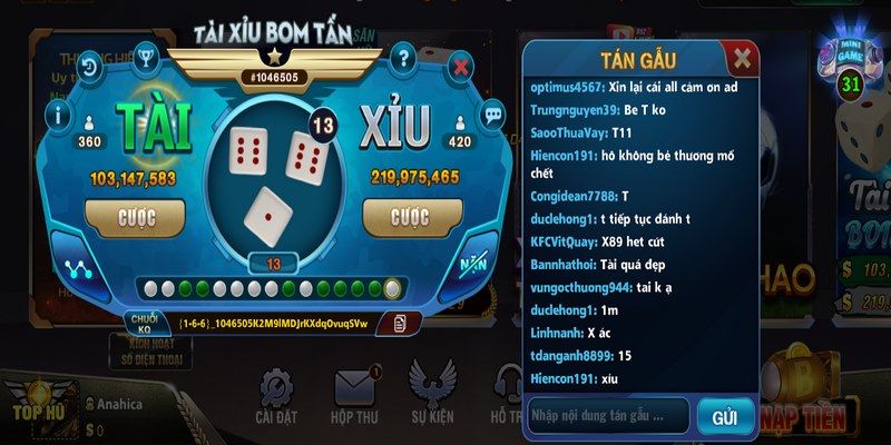 Tài xỉu mini – trải nghiệm trò chơi đơn giản, hấp dẫn nhưng đầy kịch tính